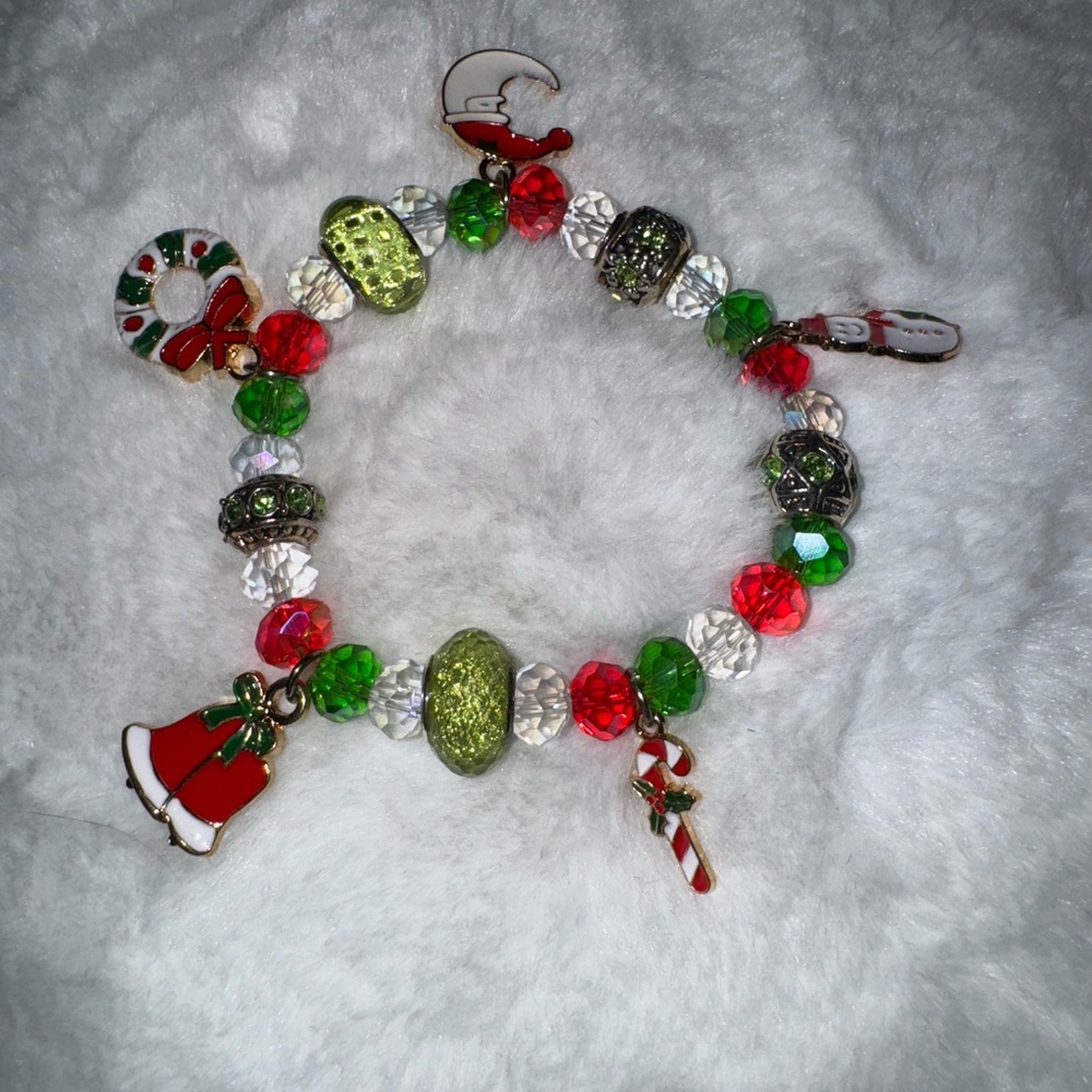 Christmas charm bracelet